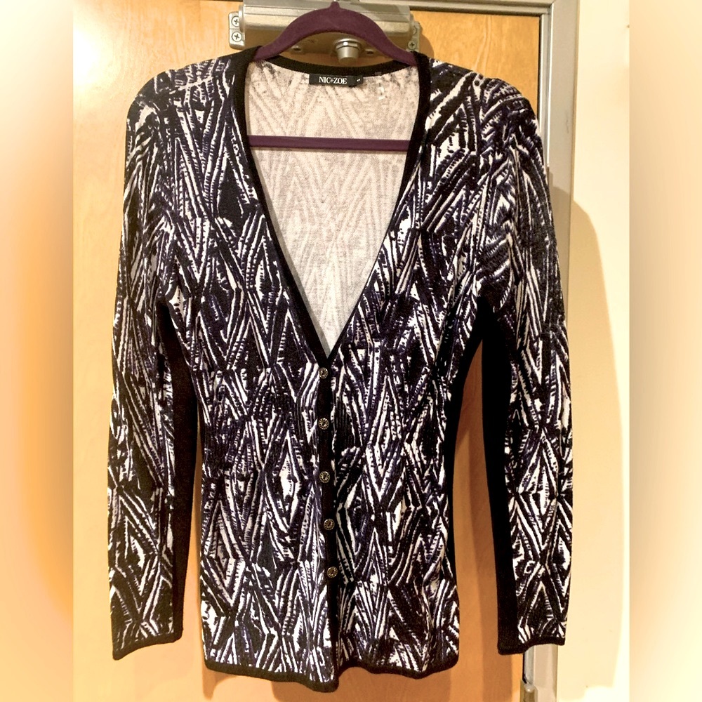 NWOT Nic+Zoe V-Neck Cardigan